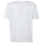 North Sails Elegant White Cotton Tee with Bold Blue Logo NO-12783-M