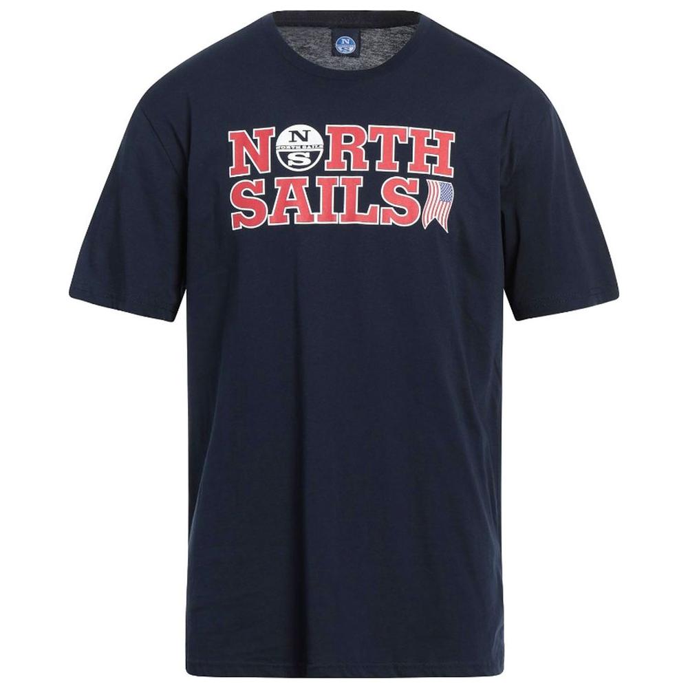 North Sails Nautical Nostalgia Navy Cotton Tee NO-12777-M