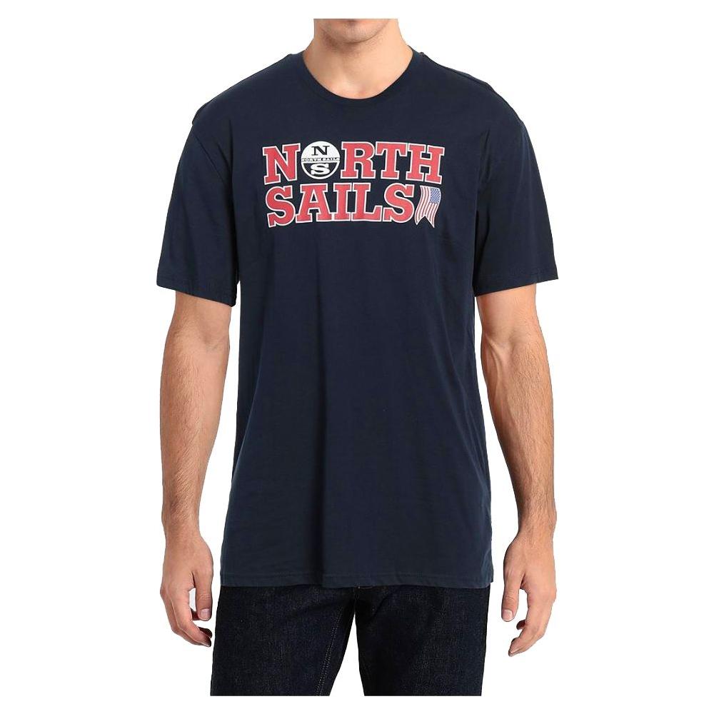 North Sails Nautical Nostalgia Navy Cotton Tee NO-12777-M