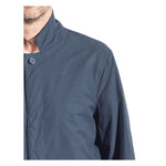 People Of Shibuya Blue Recycled Polyester Men Trench Coat PE-12443-IT54 | XXL