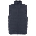 People Of Shibuya Sleek Blue Puffer Vest for a Modern Look PE-12429-IT44 | XS