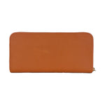 Baldinini Trend Elegant Orange Leather Wallet with Zipper BA-12280