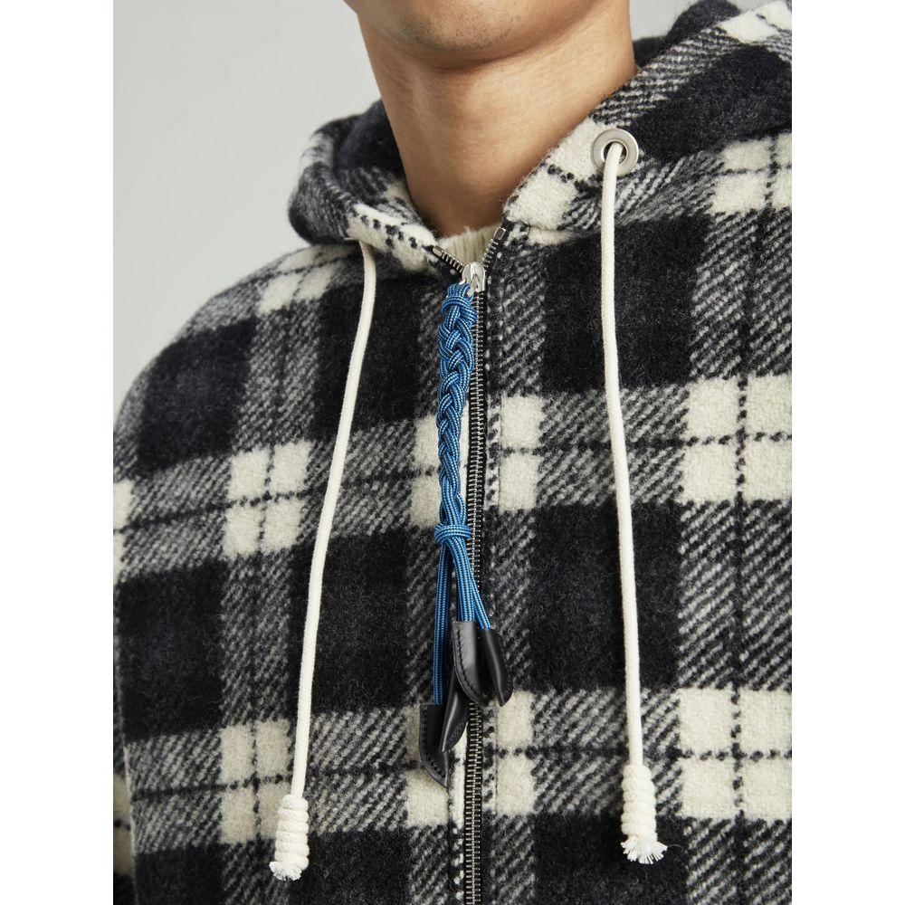 Palm Angels Black Cashmere Men Sweater Jacket PA-11681-S