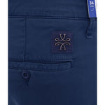 Jacob Cohen Elegant Slim Fit Chino Trousers in Blue JA-11616-W33