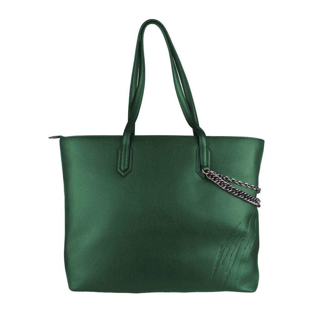 Plein Sport Green Polyethylene Women Shoulder Bag PLSP-7590