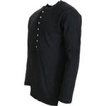 Dsquared² Black Cotton Linen Long Sleeves Pullover Sweater TSH3534-46