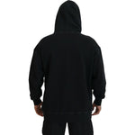Dsquared² Black Cotton Hooded Printed Men Pullover Sweater TSH83480-48
