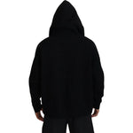 Dsquared² Black Hooded Printed Sleeves Double Zip Sweater TSH83490-48