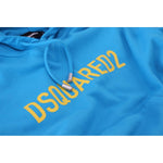 Dsquared² Blue Logo Print Cotton Hoodie Sweatshirt Sweater TSH83455-38