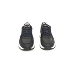 Cerruti 1881 Blue Cowhide Men Sneaker CE-24469-EU41/US8