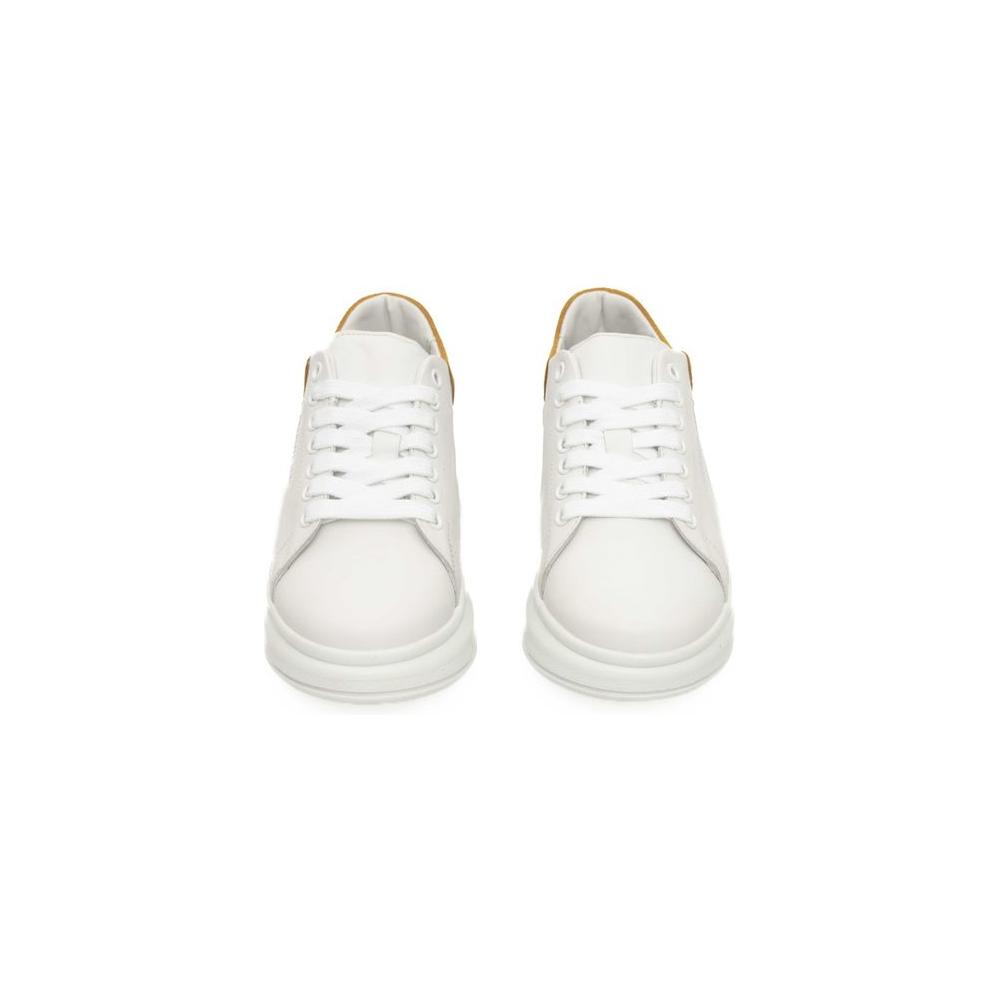 Cerruti 1881 White Leather Women Sneaker CE-24535-EU36/US6