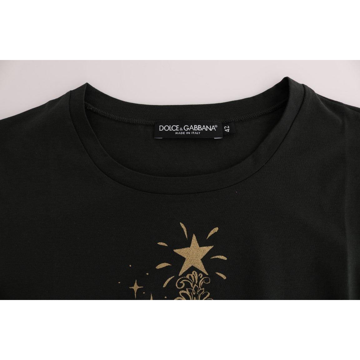Dolce & Gabbana Green Cotton 2017 Motive T-Shirt TUI10006-1