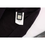 Costume National Purple V-neck Cotton T-shirt TUI10015-1