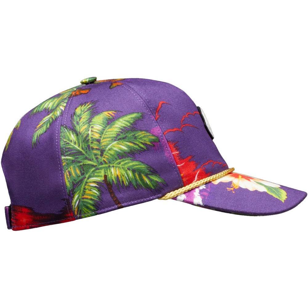 Moncler x Palm Angels Purple Cotton Men Cap MO-13230-UNI