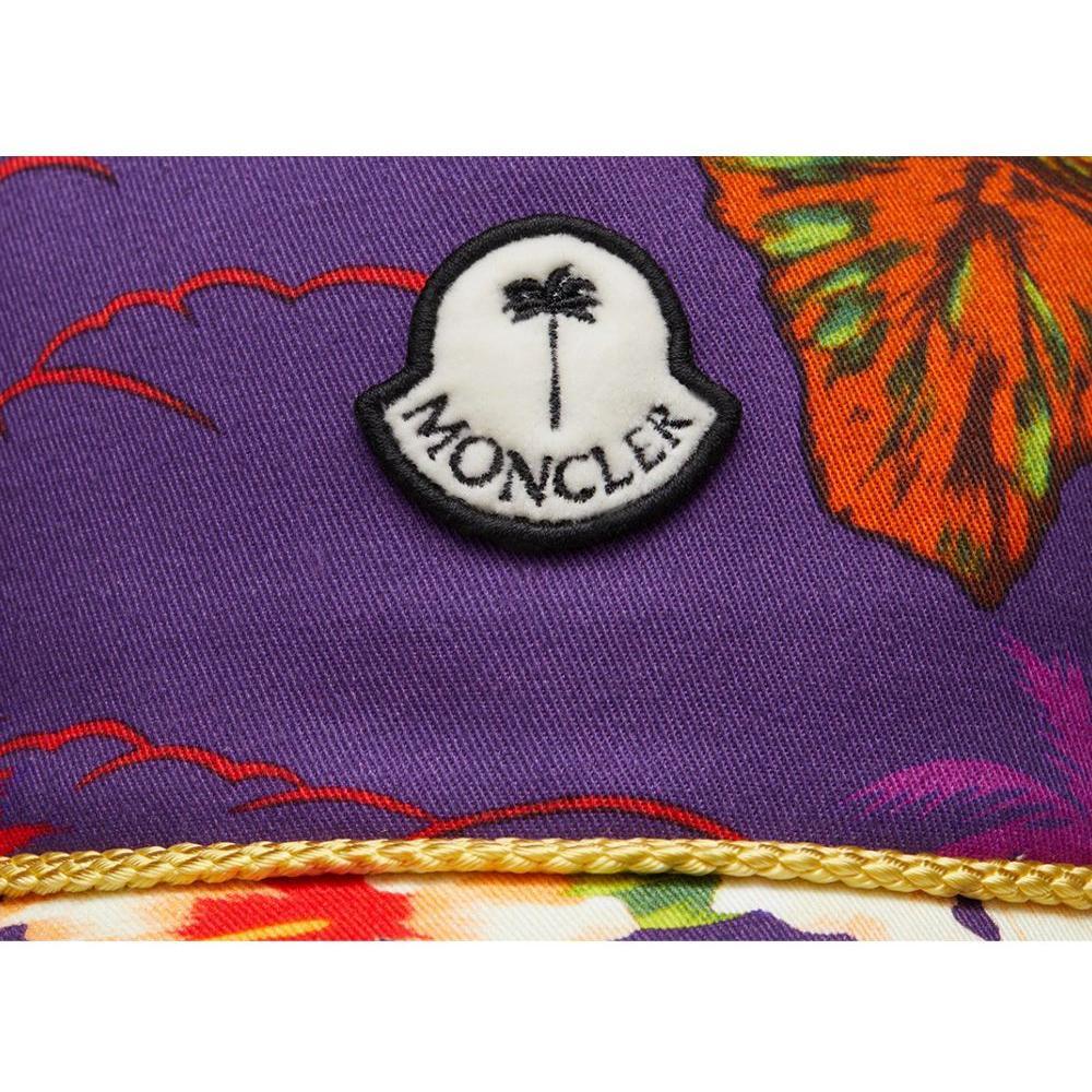 Moncler x Palm Angels Purple Cotton Men Cap MO-13230-UNI