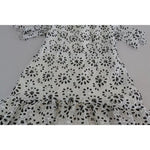 Dolce & Gabbana White Cutout Design Polyester A-line Midi Dress DR28009-42