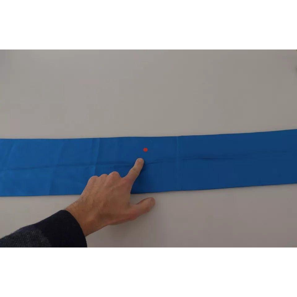 Dolce & Gabbana Royal Blue Scarf Neck Wrap Shawl Silk Scarf MS6133