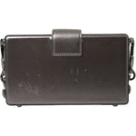 Dolce & Gabbana Metallic Gray Calfskin Leather DG BOX Shoulder Bag BAG8282