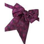 Dolce & Gabbana Purple Ribbon Silk Adjustable Neck Men Bow Tie FT3839