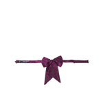 Dolce & Gabbana Purple Ribbon Silk Adjustable Neck Men Bow Tie FT3839