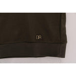 Daniele Alessandrini Green Pullover Hodded Cotton Sweater TSH1342-3