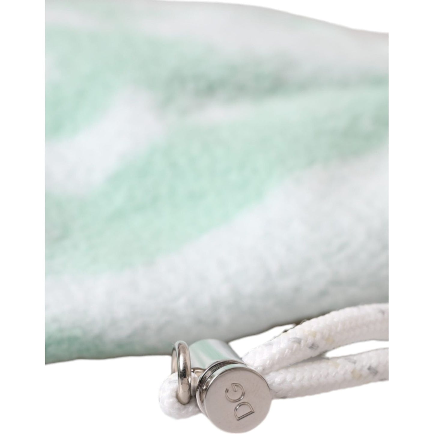 Dolce & Gabbana White Nylon Fleece Wrist Length Mitten Gloves LB30134-8