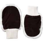 Dolce & Gabbana White Acrylic Knitted Fur Wrist Mitten Gloves LB30135