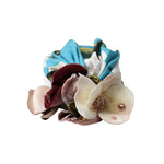 Dolce & Gabbana Blue Floral Motif Turban Head Hat Women
