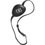 Dolce & Gabbana Black Calfskin Leather Metal DG Logo Eye Patch SMY10279