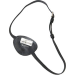 Dolce & Gabbana Black Calfskin Leather Metal DG Logo Eye Patch SMY10279