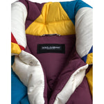 Dolce & Gabbana Multicolor Windbreaker Puffer Jacket Men JKT3827-52