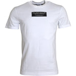 Dolce & Gabbana White Cotton DG Applique Men Casual T-shirt TSH86249-50