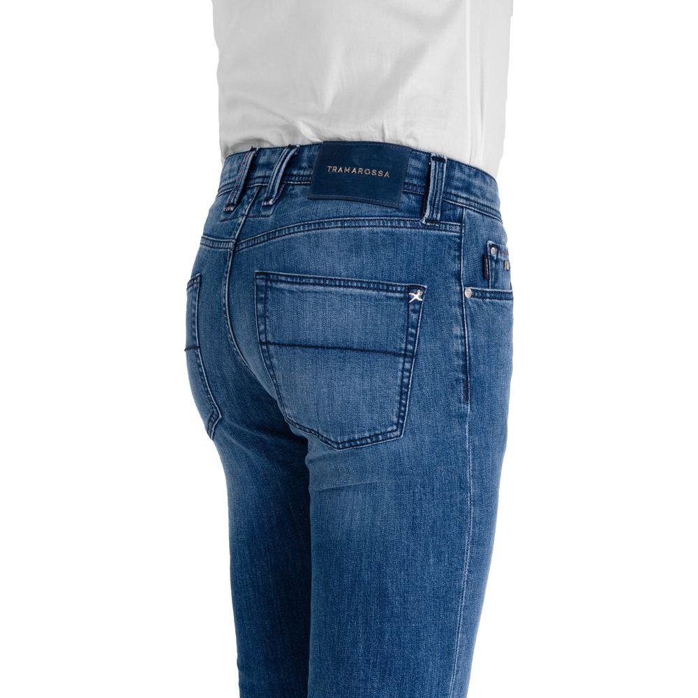Tramarossa Blue Cotton Men's Jean TR-13005-W30