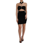 Dolce & Gabbana Black Cut Out Sleeveless Bodycon Mini Dress DR281043-40
