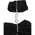 Dolce & Gabbana Black Cut Out Sleeveless Bodycon Mini Dress DR281043-40