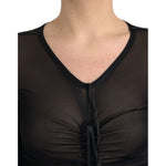 Dolce & Gabbana Black Sheer Bodycon Sheath Midi Dress DR281057-38