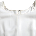 Dolce & Gabbana White Viscose Round Neck Short Sleeves Top TSH852018-36