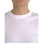 Balenciaga White Cotton Crew Neck Short Sleeves Tee T-shirt TSH84997-L