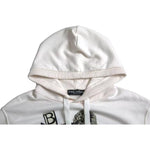Dolce & Gabbana White Caesar Cotton Hooded Pullover Sweater TSH85063-48