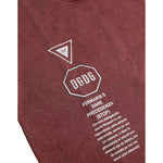 Dolce & Gabbana Maroon Print Round Neck Short Sleeves T-shirt TSH84574-46