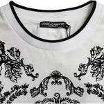 Dolce & Gabbana White Lion Crown Logo Cotton Crewneck T-shirt TSH851904-50