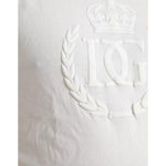Dolce & Gabbana White Logo Embossed Crew Neck Short Sleeves T-shirt TSH84660-44