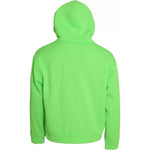 Dolce & Gabbana Neon Green Logo Pullover Hooded Sweatshirt Sweater TSH851962-46