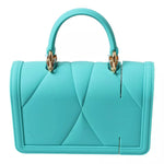 Dolce & Gabbana Turquoise Silicone Devotion Heart Bag Cover Hand Airpods Case BAG1111