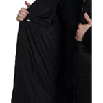 Dolce & Gabbana Black Nylon Hooded Parka Coat Winter Jacket JKT4002-56