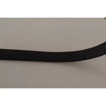 Dolce & Gabbana Black Velvet Silver Tone Metal Buckle Belt BEL8647-85