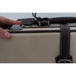 Dolce & Gabbana Brown Beige Leather Mens Travel Suitcase Luggage Bag VAS12339
