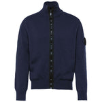 La Martina Blue Cotton Sweater LA-13108-3XL