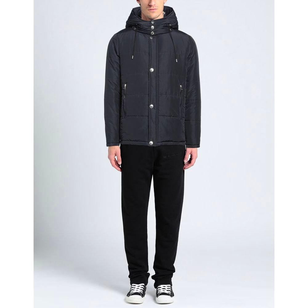 Elegant Blue Aquascutum Jacket with Removable Hood AQ-7483-IT46 | S