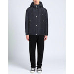 Elegant Blue Aquascutum Jacket with Removable Hood AQ-7483-IT46 | S